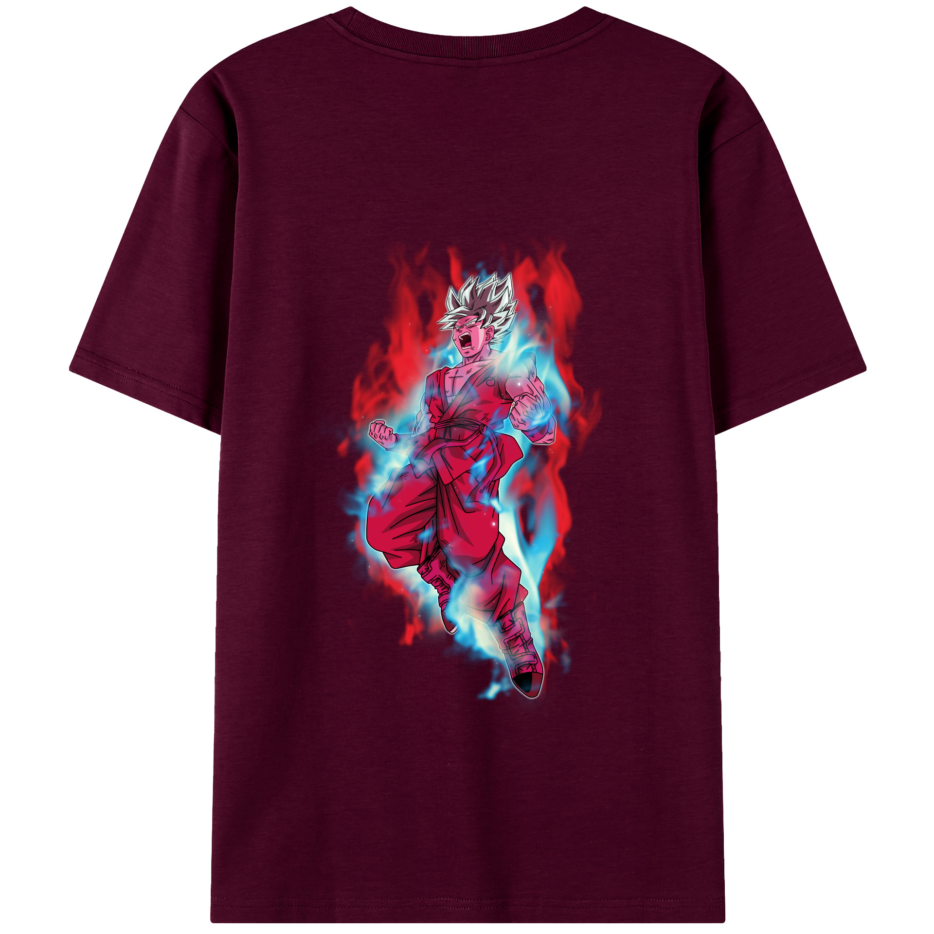 （画像用） ドラゴンボール 孫悟空（そん ごくう）Son Goku カカロット DRAGON BALL Kakarotto レディース半袖Tシャツ(バックプリント)